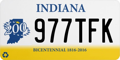 IN license plate 977TFK