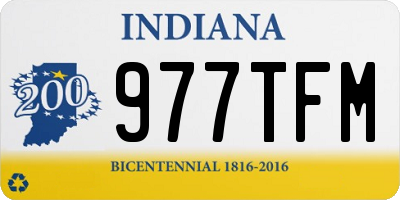 IN license plate 977TFM