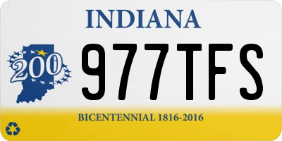 IN license plate 977TFS