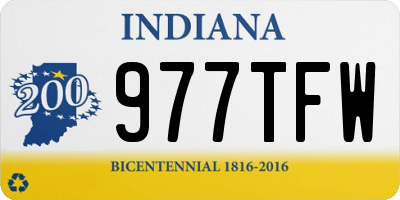 IN license plate 977TFW