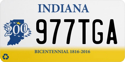 IN license plate 977TGA