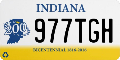 IN license plate 977TGH