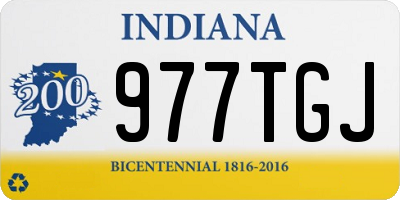IN license plate 977TGJ