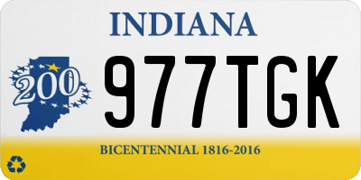 IN license plate 977TGK