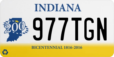 IN license plate 977TGN