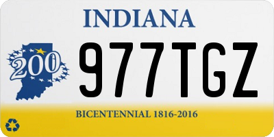 IN license plate 977TGZ