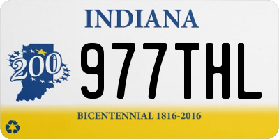 IN license plate 977THL
