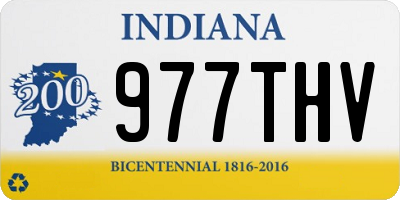 IN license plate 977THV
