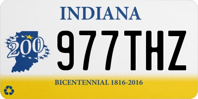 IN license plate 977THZ