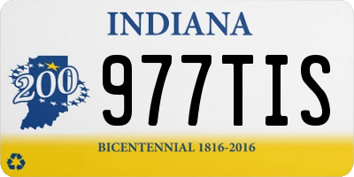 IN license plate 977TIS