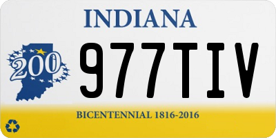 IN license plate 977TIV