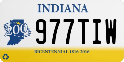 IN license plate 977TIW