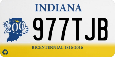 IN license plate 977TJB