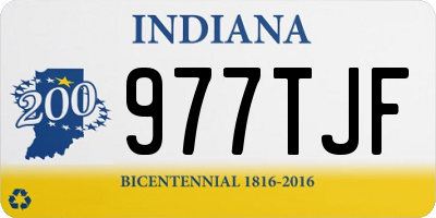 IN license plate 977TJF