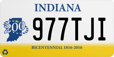 IN license plate 977TJI