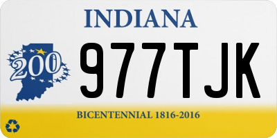 IN license plate 977TJK