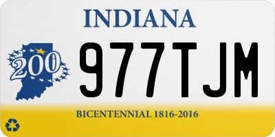 IN license plate 977TJM
