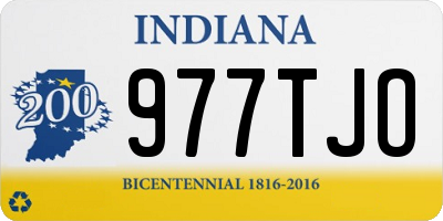 IN license plate 977TJO