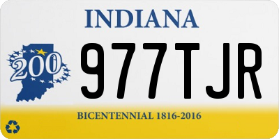 IN license plate 977TJR