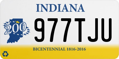 IN license plate 977TJU
