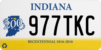 IN license plate 977TKC