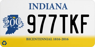IN license plate 977TKF