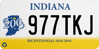 IN license plate 977TKJ