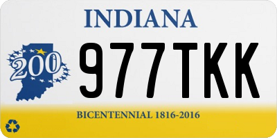 IN license plate 977TKK