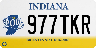 IN license plate 977TKR