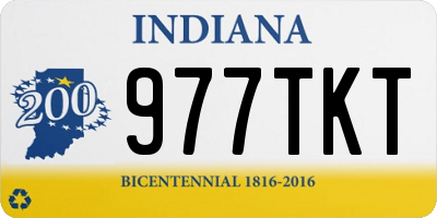 IN license plate 977TKT