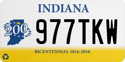 IN license plate 977TKW