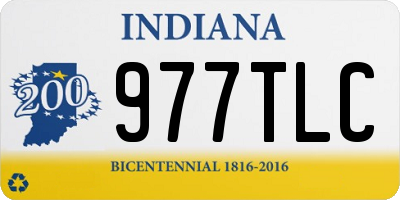 IN license plate 977TLC