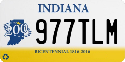 IN license plate 977TLM
