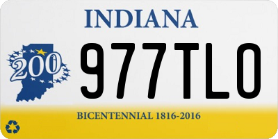 IN license plate 977TLO