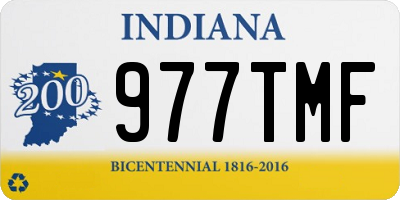 IN license plate 977TMF