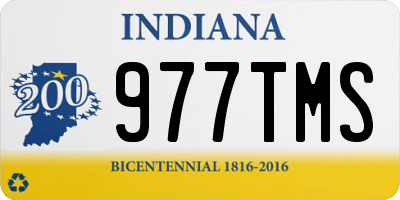 IN license plate 977TMS