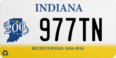 IN license plate 977TN