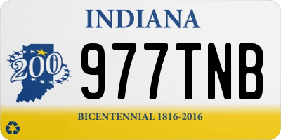 IN license plate 977TNB