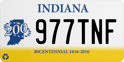 IN license plate 977TNF