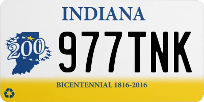 IN license plate 977TNK