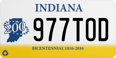 IN license plate 977TOD