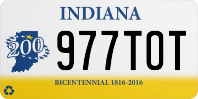 IN license plate 977TOT