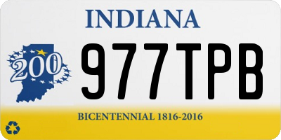 IN license plate 977TPB