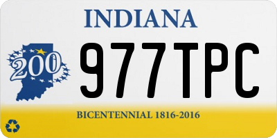IN license plate 977TPC