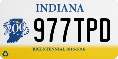 IN license plate 977TPD