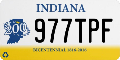 IN license plate 977TPF