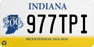 IN license plate 977TPI