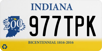 IN license plate 977TPK