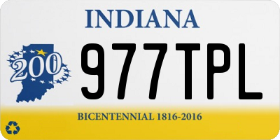 IN license plate 977TPL