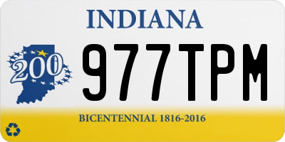 IN license plate 977TPM
